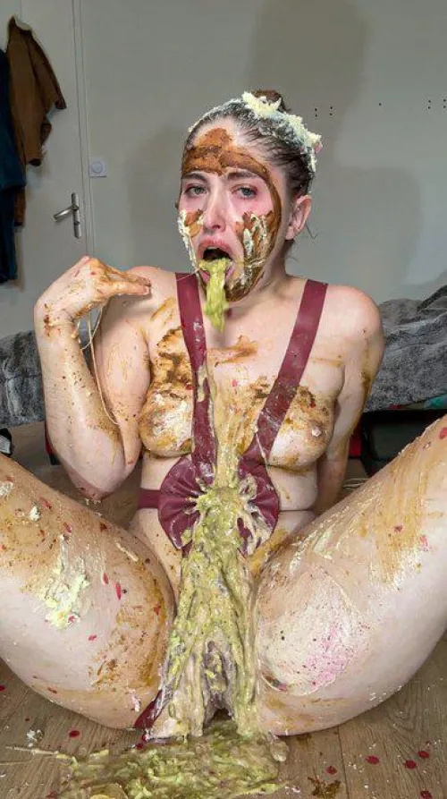 [F] Scat content, Vomiting eat Ft, custom, dropbox by Elizabeth-9348