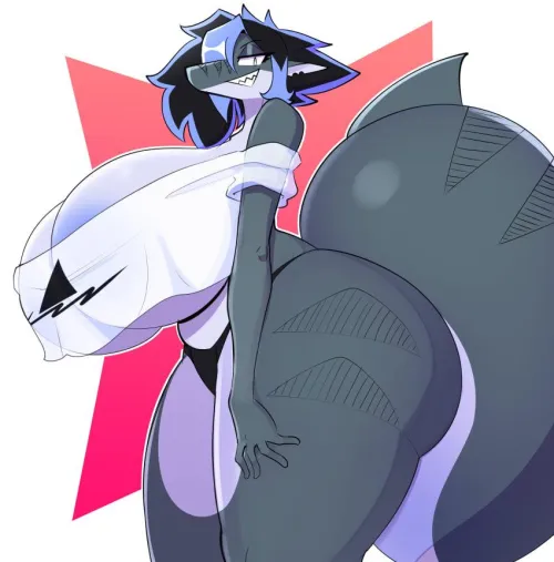 [F] Shark Lady (nonarycubed) by Immediate_Claim8039