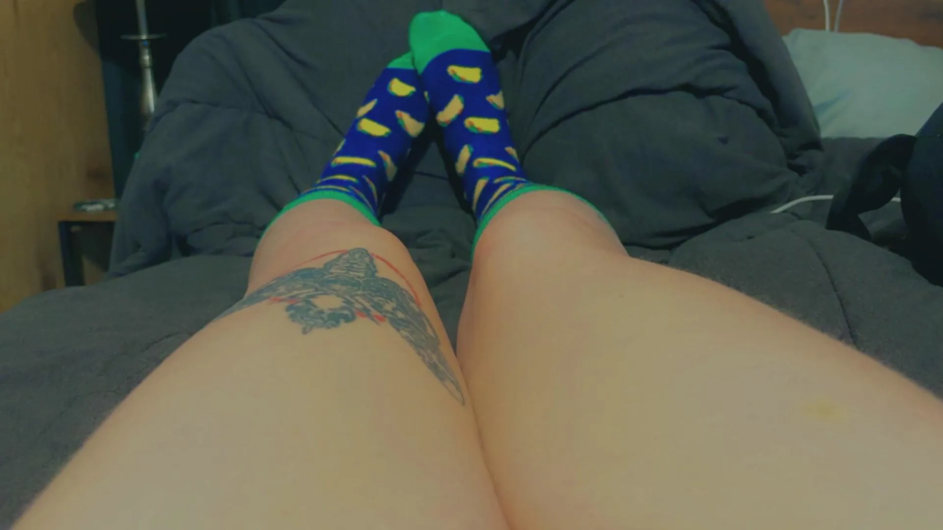 [F] Taco socks   I wish you could sniff them  posted by Spookystonerx