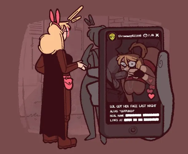 [F4A] you just got the new vigilante's personal info. Would it be a shame if anyone else got a hold of it too~ by FiveDollarFootlongg