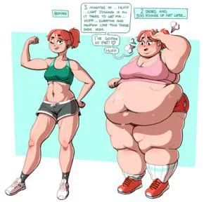 [F4F] fit to fat roleplay. The fit person can end up being a shell of what she once was or she can be a somewhat strong fat person that helps future generations get to their fitness goals. Whip into shape babyyyyyyyyyyyyyyyyyyyyyyyyyyyy posted by 64megaflynn64