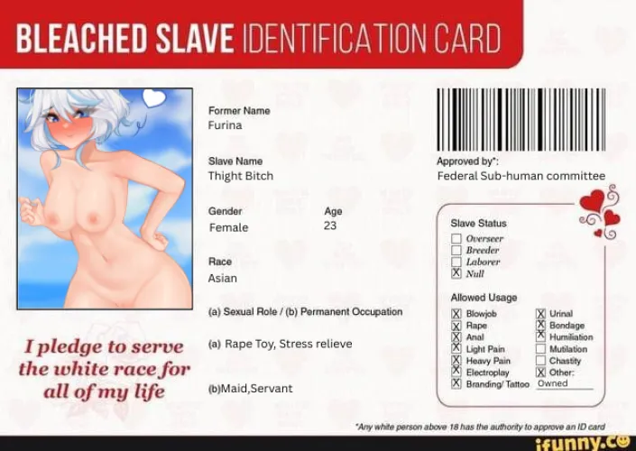 [F4M] had to show my id card and only got this id by wetty_with_a_fatty