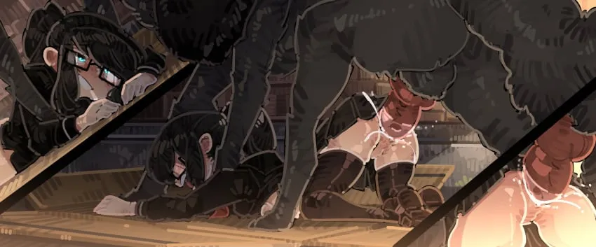 (F4M) While exploring an abandoned building, a small emo woman runs into something that has seemingly been forgotten there.. posted by GibberishThatIs