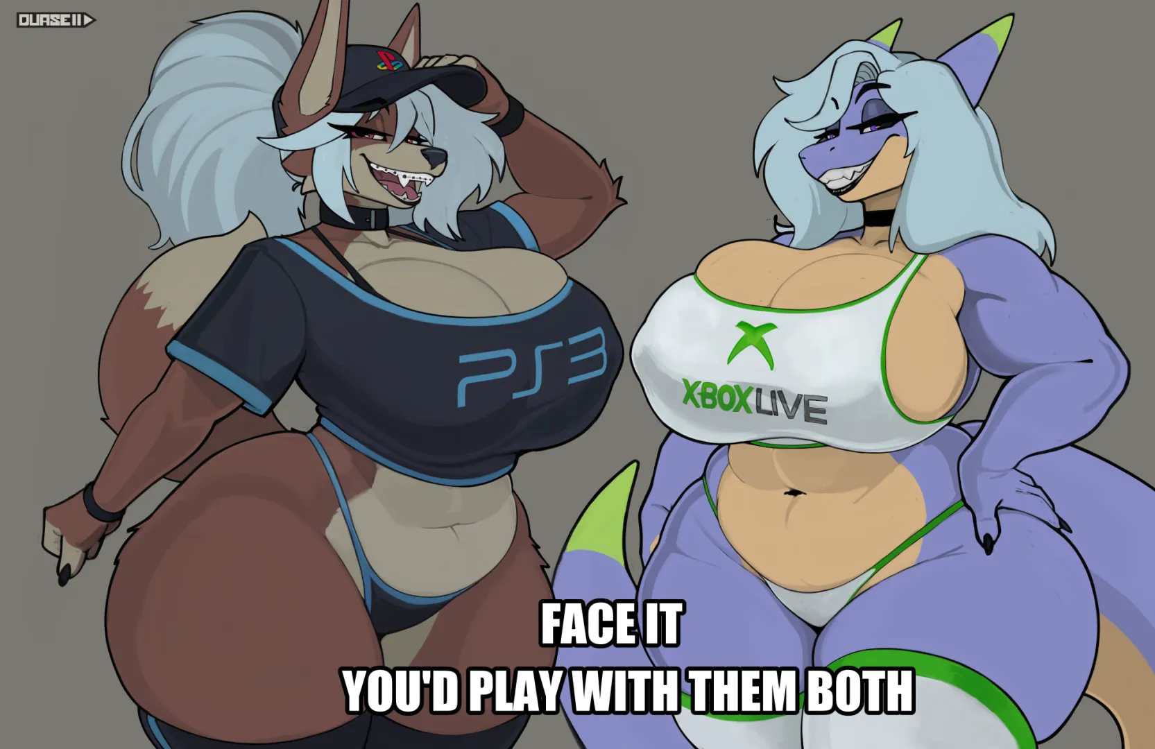 Face It You'd Play With Them Both [FF] (Duase) posted by JDOGGoNE1