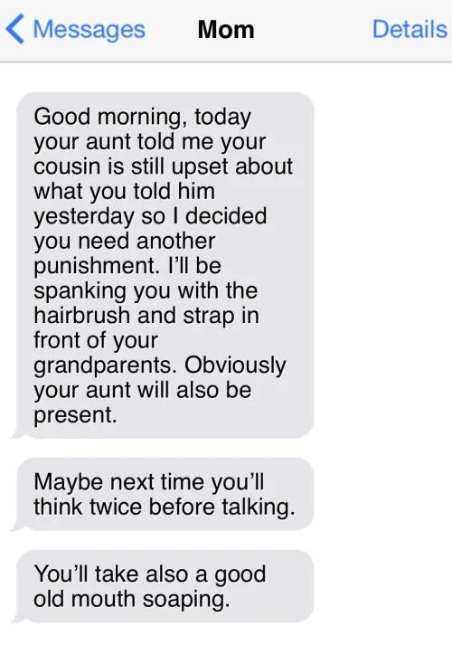 family gathering spanking: update by Best_Reserve_4095