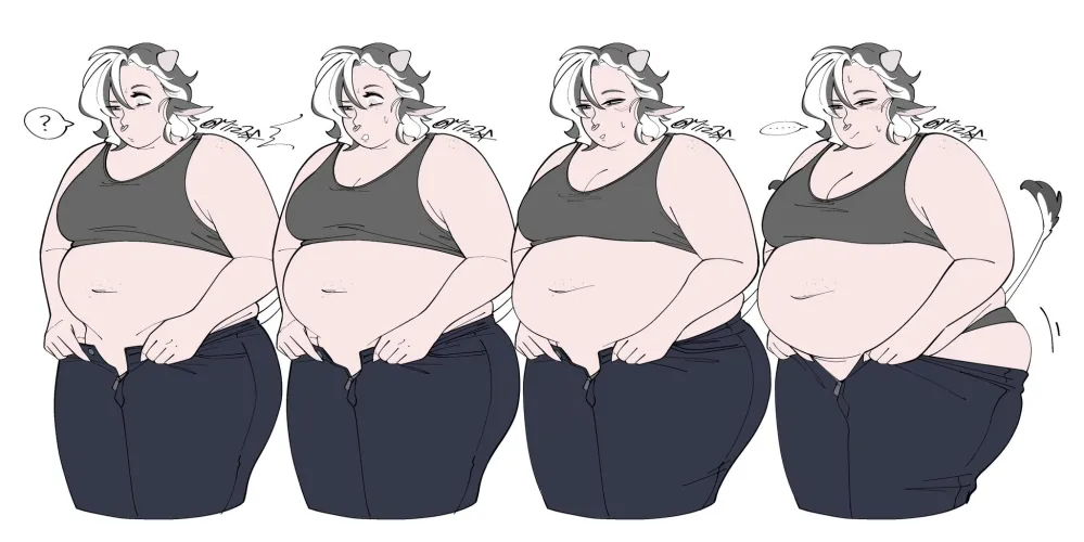 Fat cow (mochimochiland) by shader0103