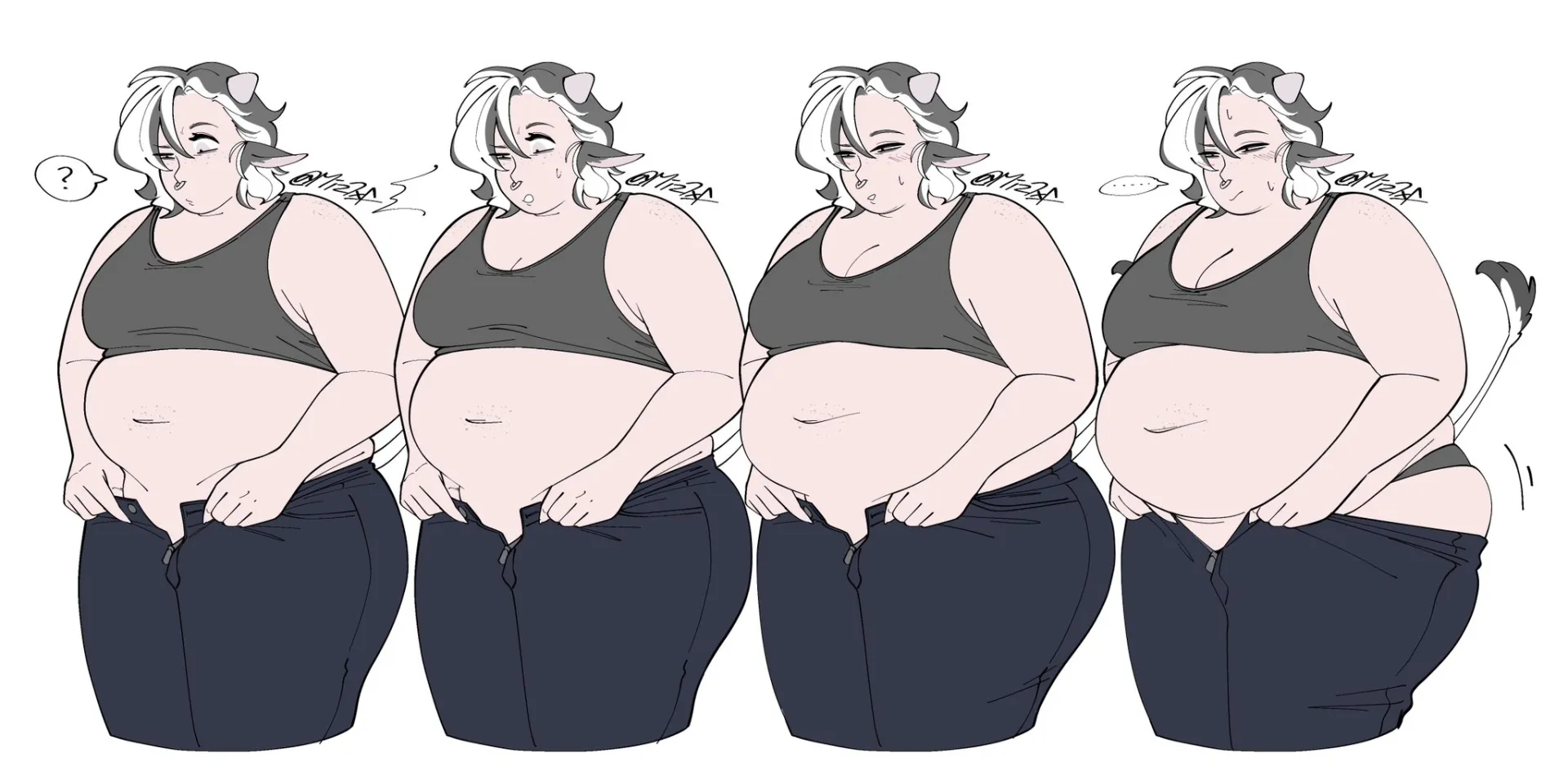 Fat cow (mochimochiland) posted by shader0103