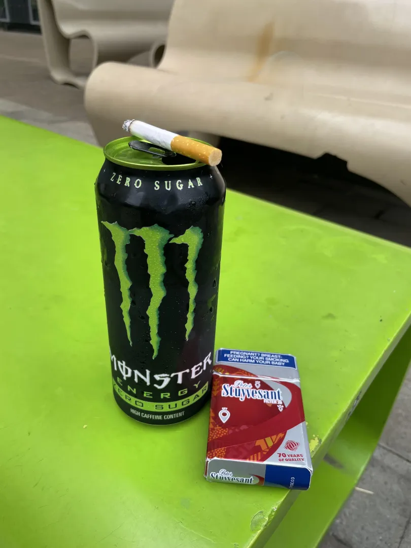 Feeding my addictions at 9am after a test posted by nocontextfotty