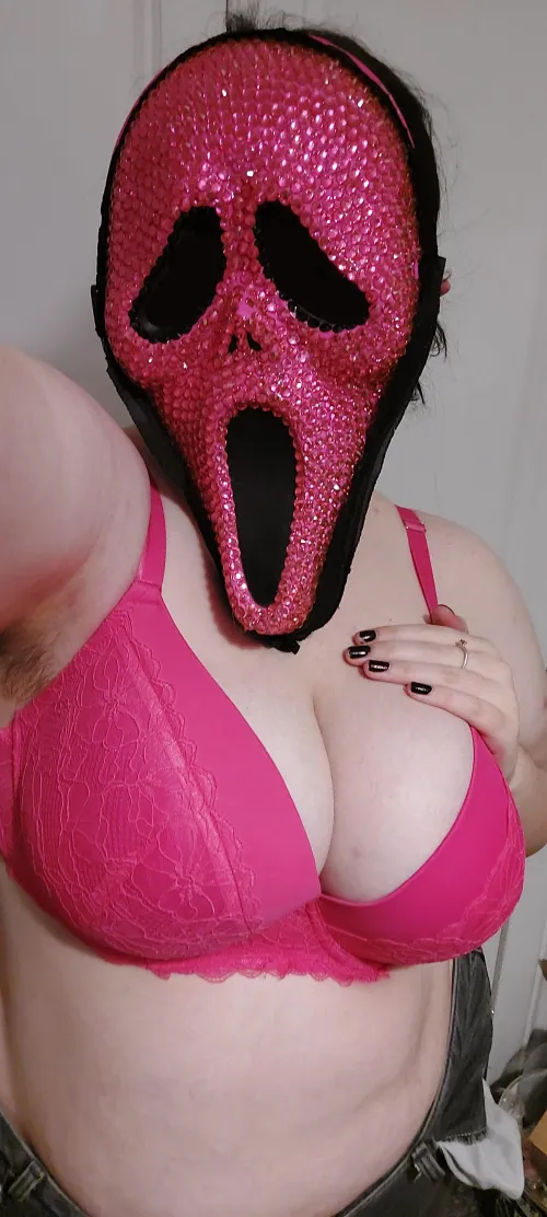 Feeling extra sweet in this new pink bra  by xemoprincessgirlx