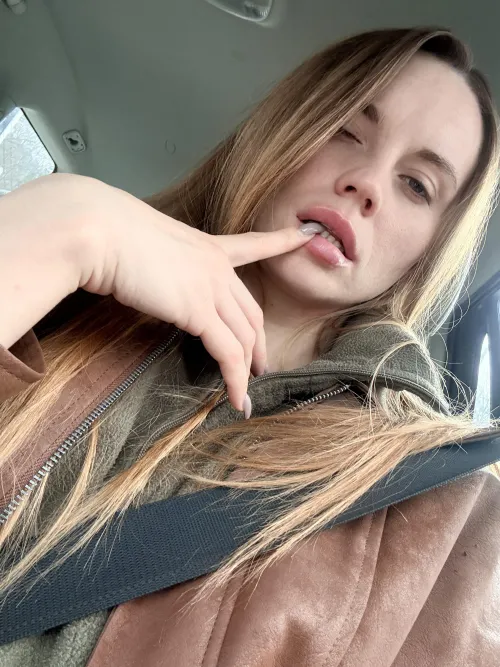 feeling frisky inside my car by juniper_nest