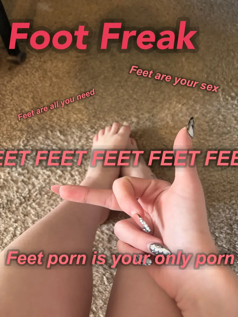 feet are all you need, loser posted by findom_queenbee