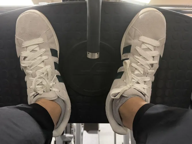 Feet are almost too big for leg press at the gym  by Exotic_Growth1686