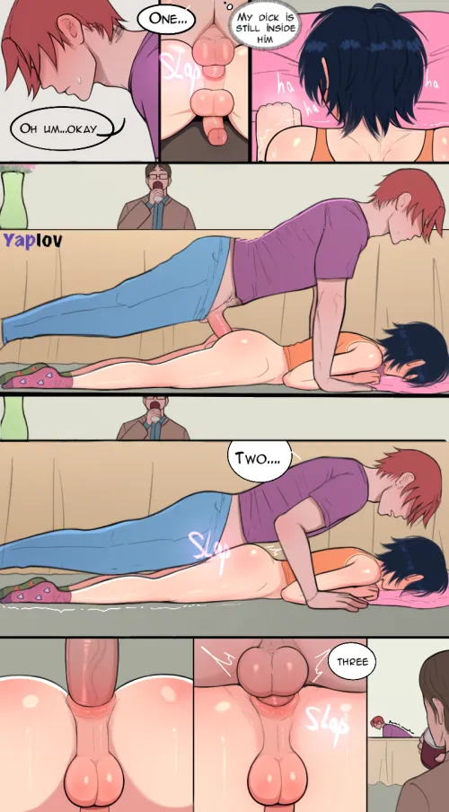 Felix and the push-ups - 2/? [by Yaplov] by yaplov