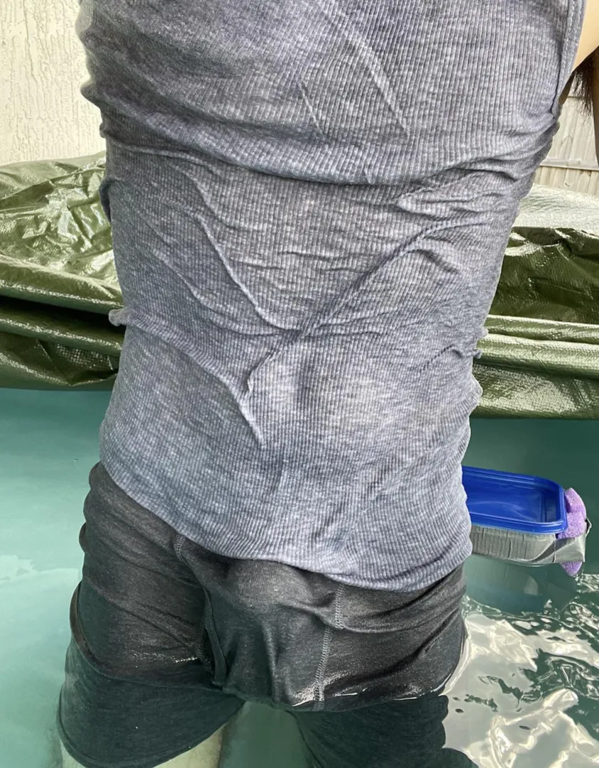 Fell in wile uncovering the pool posted by SomethingDiff321