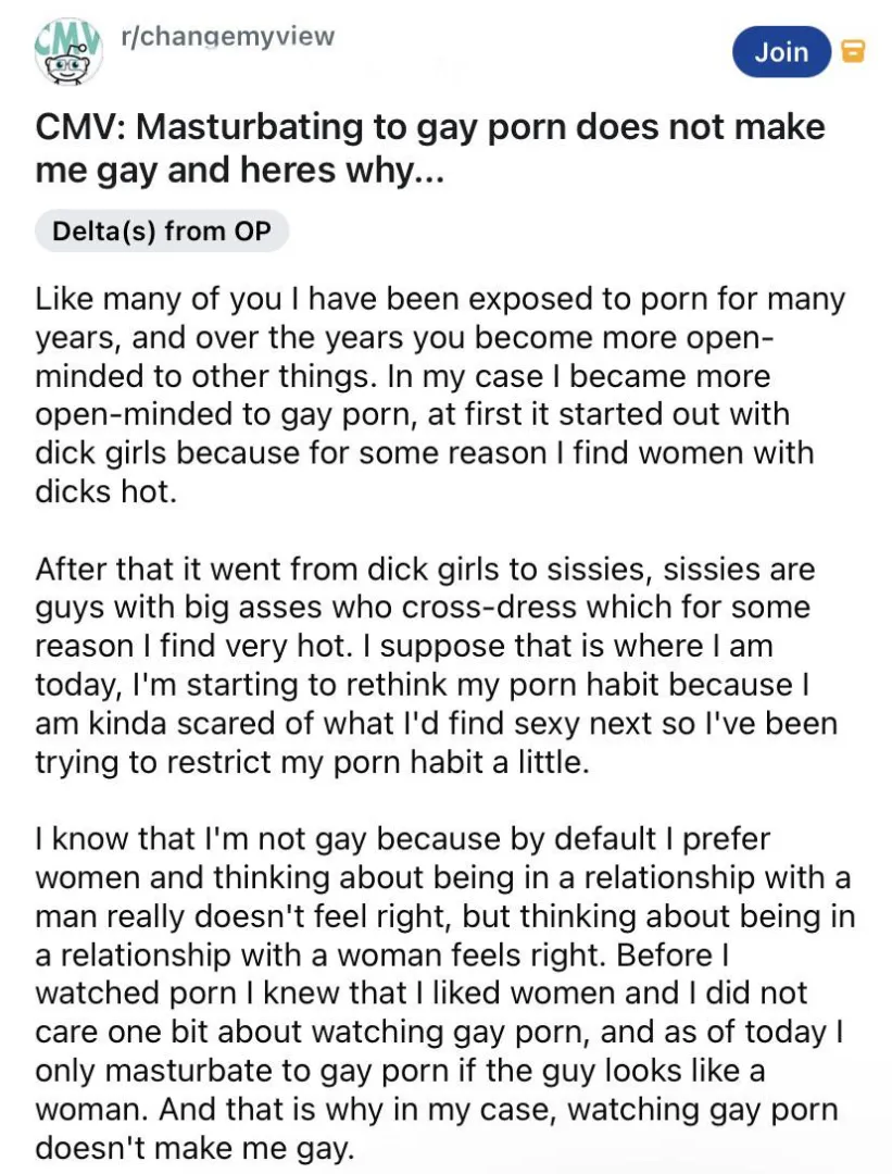 Fellas, is it gay to beat off to dudes? posted by Scr00geMcCuck