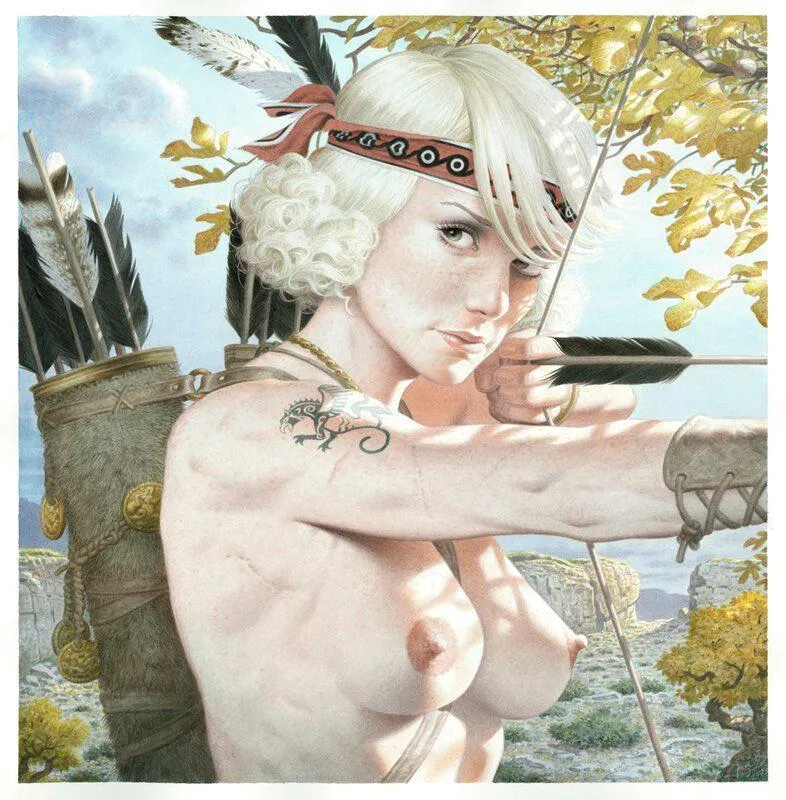 Female Archer by François Miville-Deschênes posted by Incubusphantom