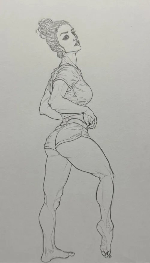 Female Form in Side Perspective by Spectral_Claw