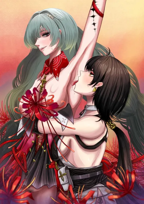 Female Rover tastes Phrolova (Satyress_01) [Wuthering Waves] by TheRoySez