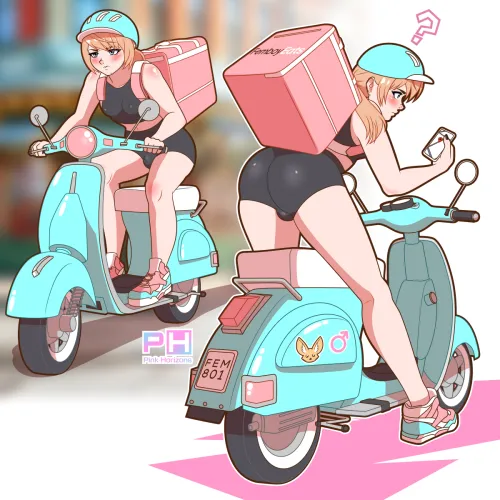 Femboy Eats (Pink-Horizons) by sir_kiwi_bird