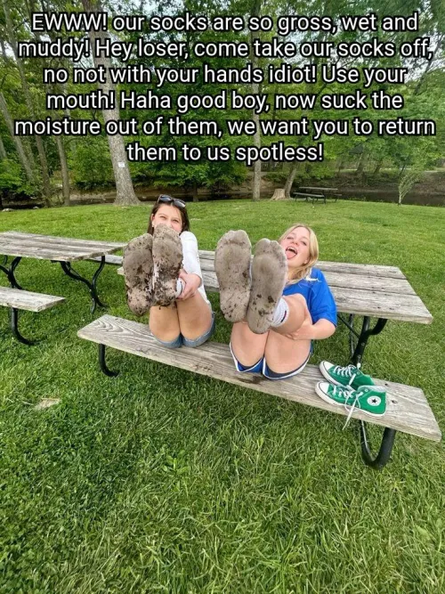 Femdom dirty socks caption [femdom] [dirty socks] by Moist_Supermarket_32