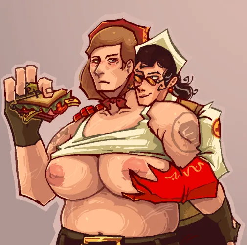 Femheavy and Femmedic by gr33nn3zd by Direct-Success