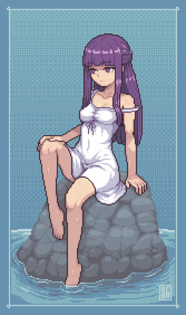 Fern is grumpy cause Stark walked in on her bathing AGAIN ! posted by gelatorosa