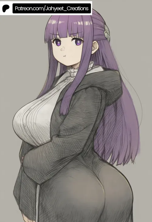 Fern is perfect[Frieren:BJE](my fan art) by blowjobcurious