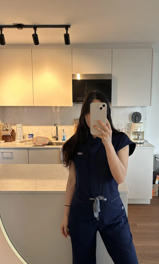 Figs jumpsuit is so cute im obsessed. Now take it off  posted by Rub_andscrub