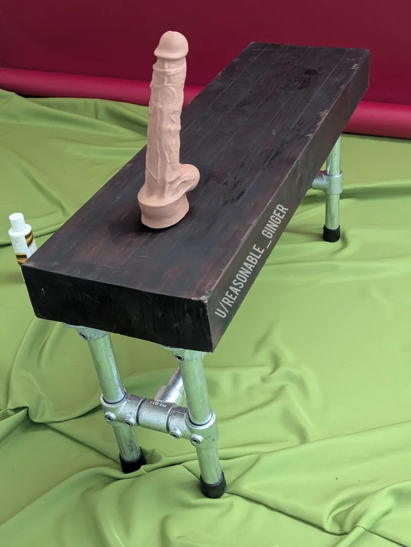 Finally finished my riding bench. Delay was trying to locate a female threaded vacloc attachment. Now for the test run. posted by Reasonable_ginger