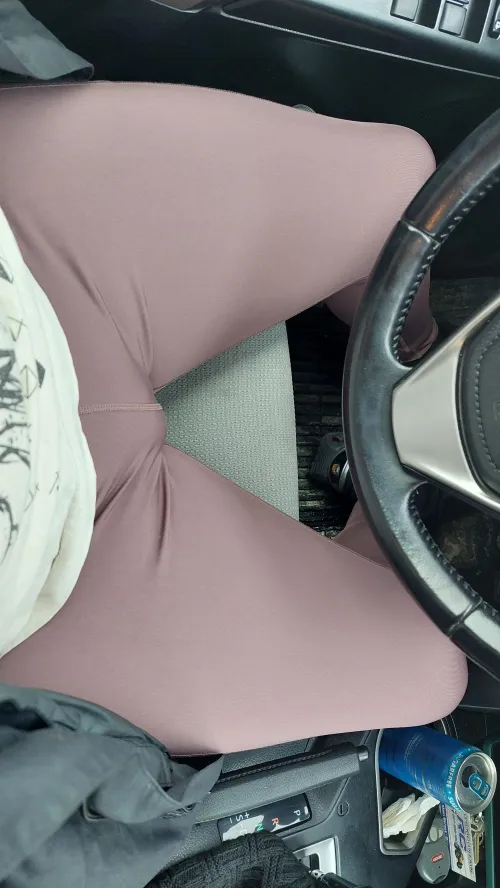 Finally went outside in leggings. My wife convinced me to. by pantiesNstockings