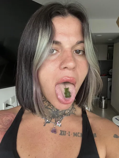 Finally, you're on my wet tongue by girlytattoo