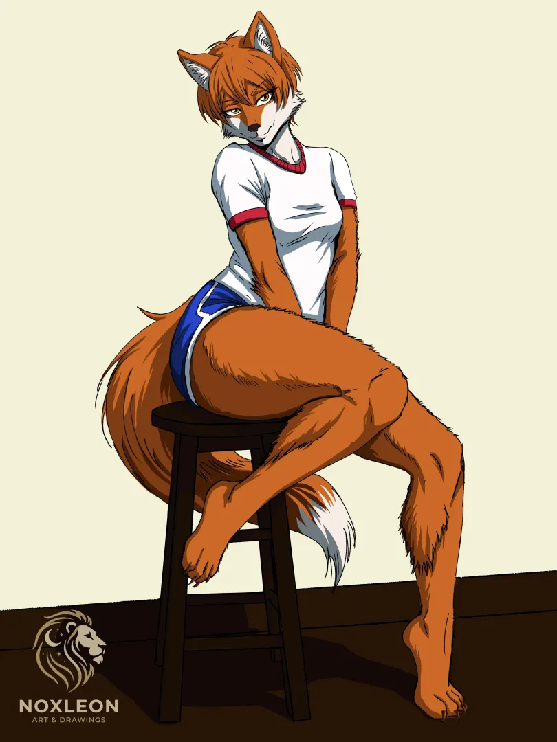 First furry artwork finished ✨ - Sena (OC) posted by Interesting-Bar-9656