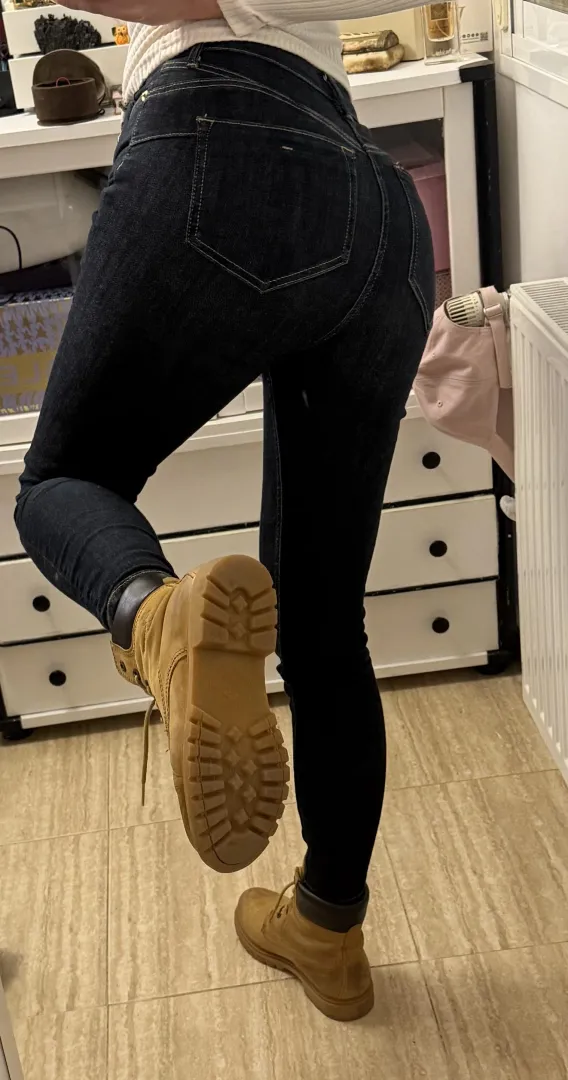 First lick my boots, then we'll see what happens next...  posted by lilithgoddes