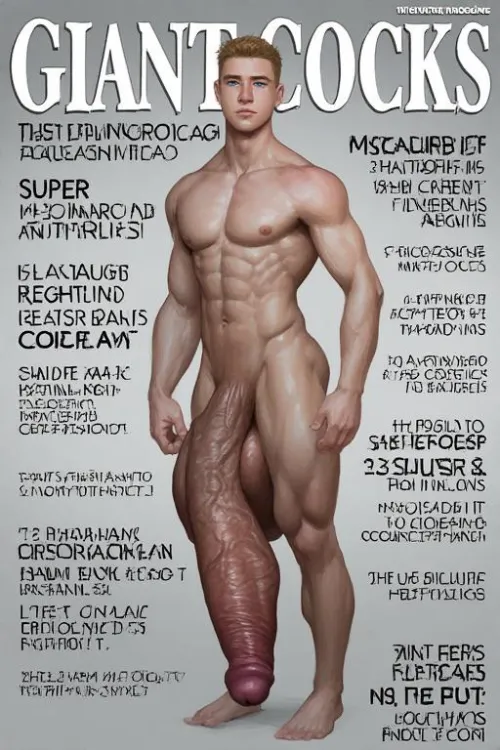 First magazine cover dedicated to the results of penis expansion by TechnicianTrue1205