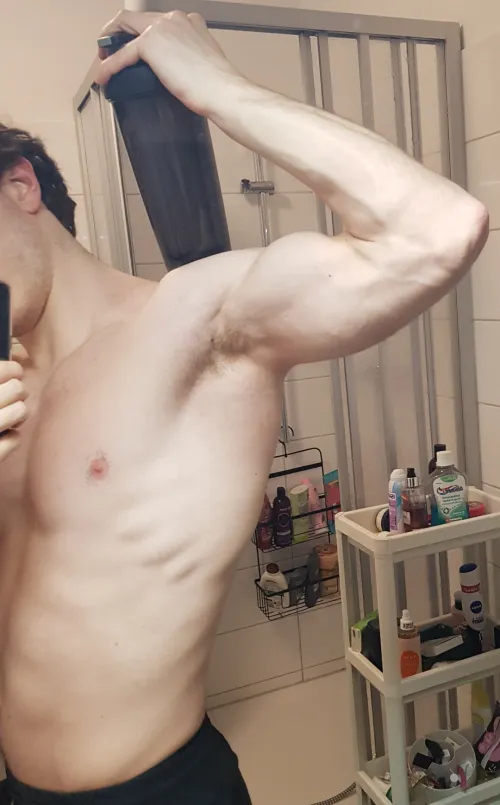 First protein then shower  by AlexTheOneAndOnly000