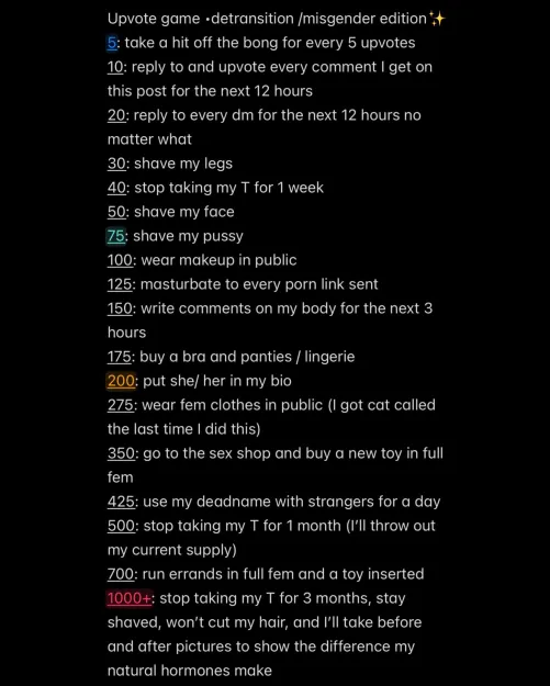 First time doing this  it can’t possibly get that high, right? - detrans upvote game by personal-demons-