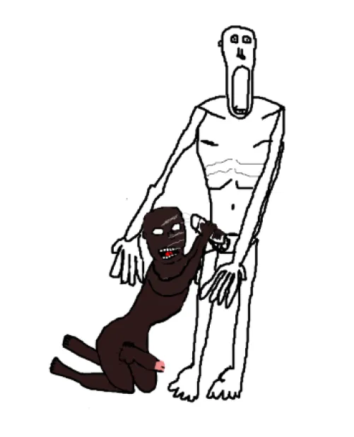 First Time Drawing I know Its Bad Scp 096 and 106 by General-Farm4997