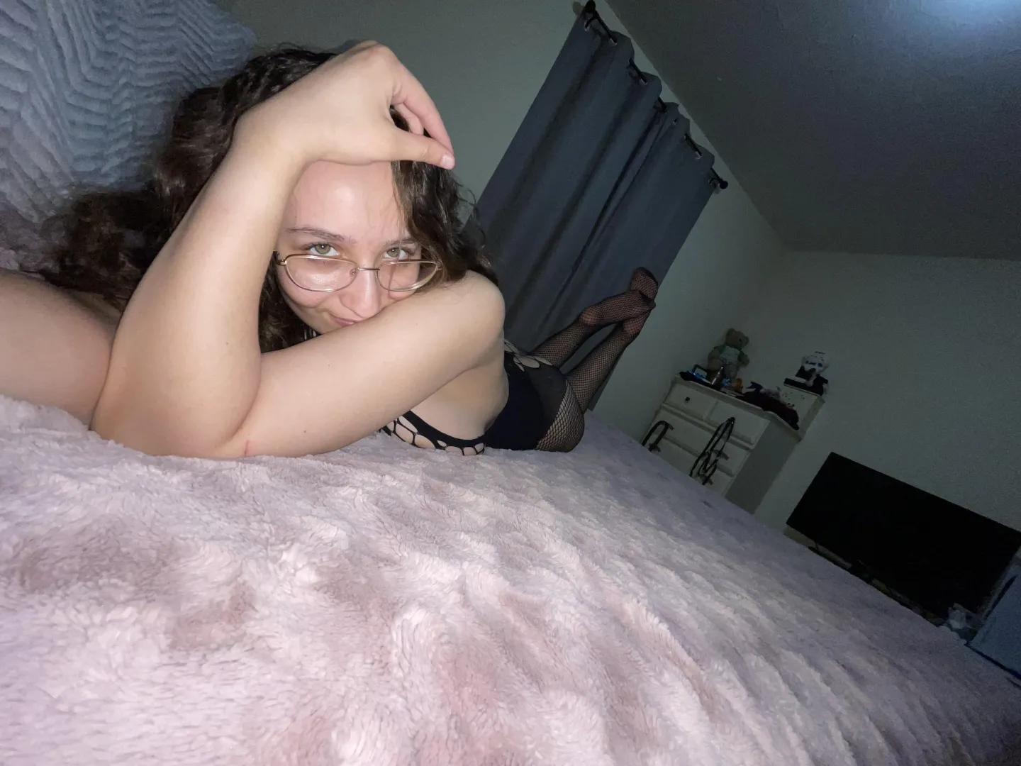 Fishnets look so good on me posted by MushroomCat00