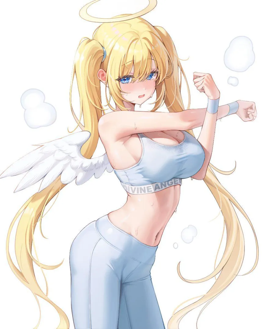 Fit Angel [Artist's Original] posted by WoolsonDaSheep
