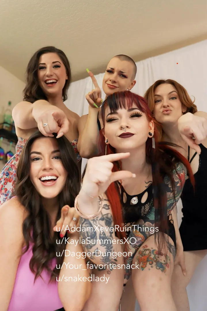 Five women, and you still insist “size doesn’t matter.” We admire your confidence. posted by addamxeveruinthings