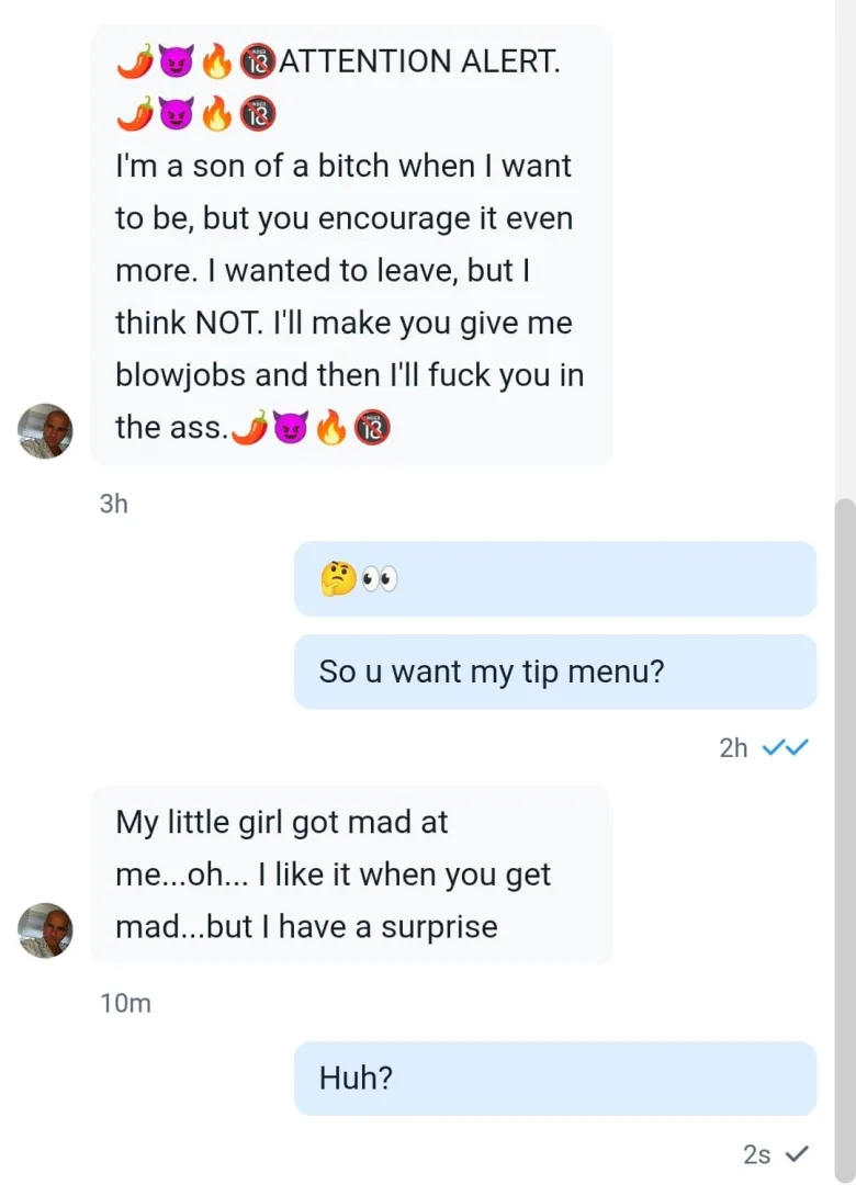 fking weirdo posted by Alexiafreakybunny