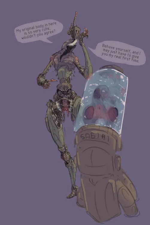 Flesh or Steel? - Fun With The Upgrade Is Nice, But There Is Nothing Quite Like The Classic. [F] (By: Me @SkinnedTeeth) by CarltonCunning