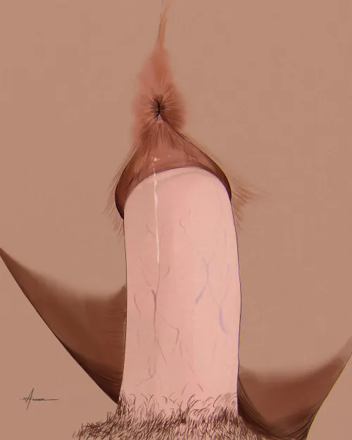 Flower, digital sketch by arca_num_