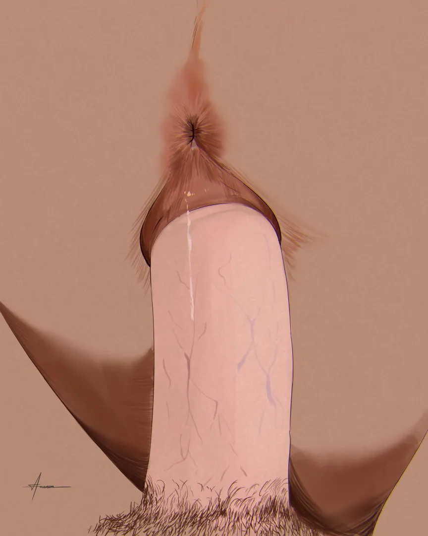 Flower, digital sketch posted by arca_num_