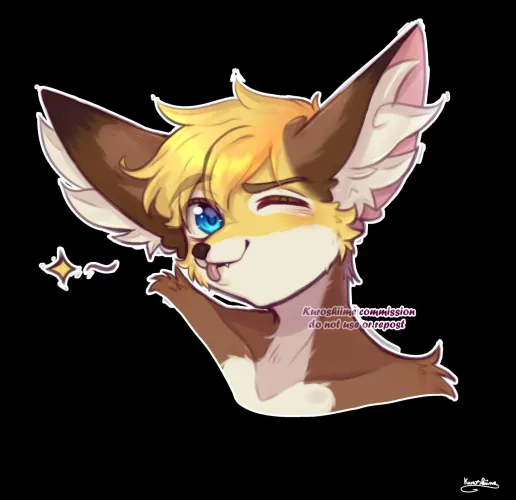 Fluffy ears! (Art by me) by kuroshiime