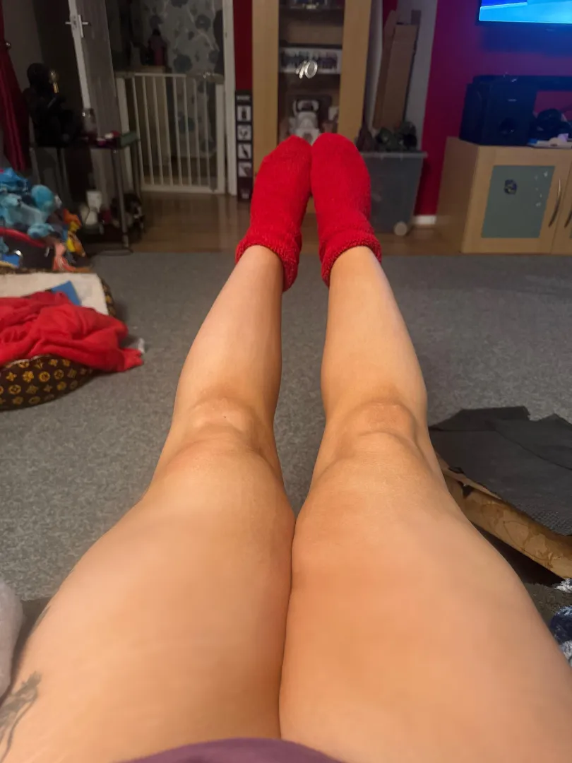 fluffy socks are my favourite to wear  posted by worththetroublex