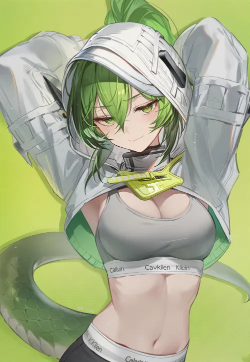 Fluorite [Arknights] by WoolsonDaSheep