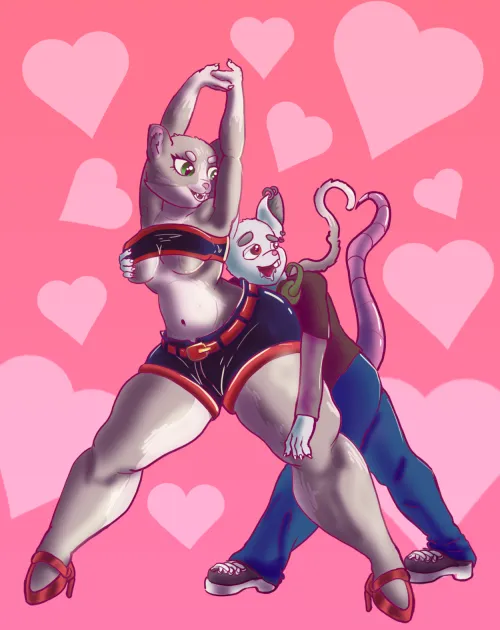 [FM] Happy Valentine's day - art by me (reptilian_boxer) by Reptilian_Boxer