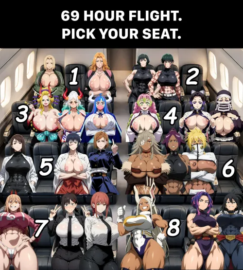 For me that's easy, it's seat 1 by SaberLover1000