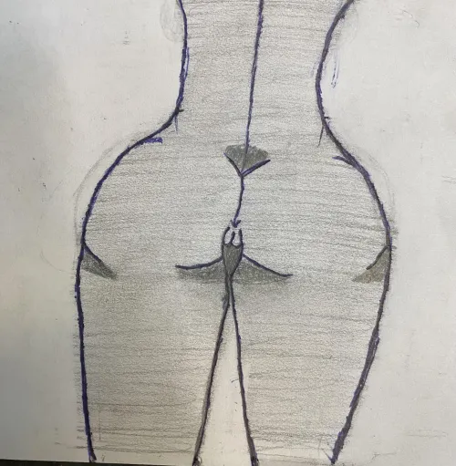 For the love of booty sketch by me by Regular_Turnover7402